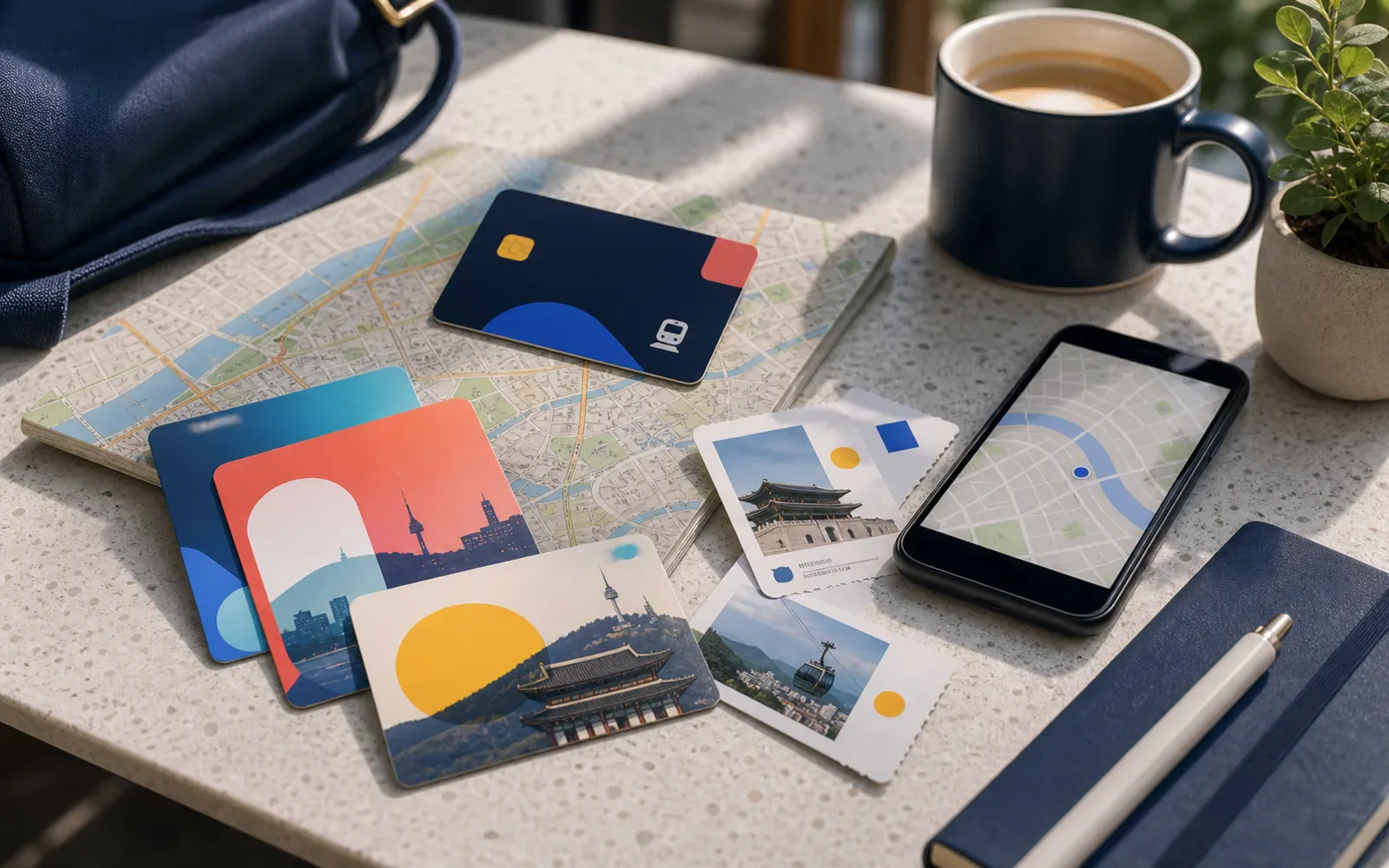 Editorial illustration for Korea Tourist Passes Explained for First-Time Visitors